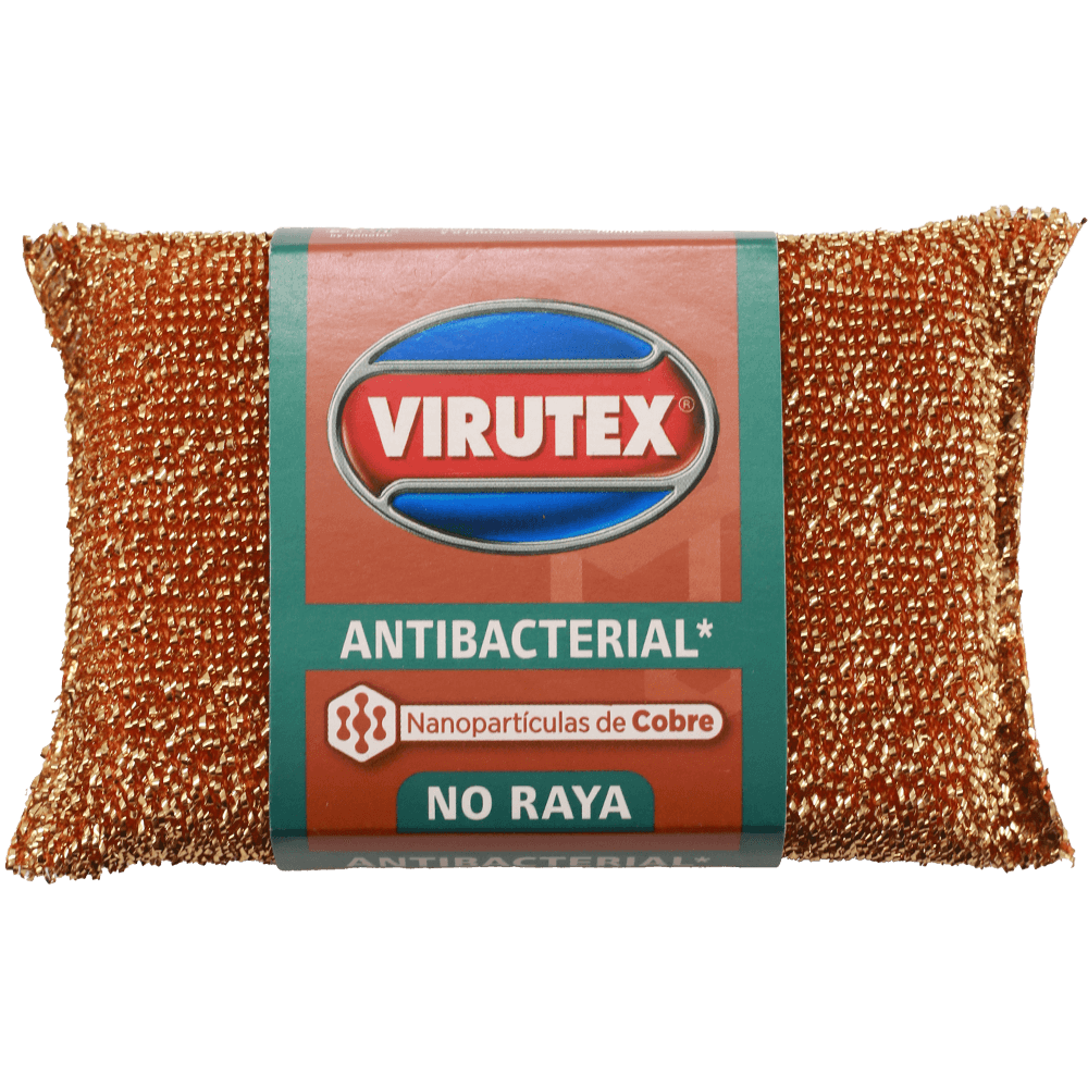 FIBRA ESPONJA RECUBIERTA ANTIBACTERIAL VIRUTEX 1 PIEZA