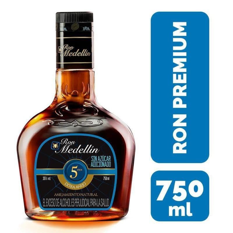 Ron Medellin 5 Años 750Ml