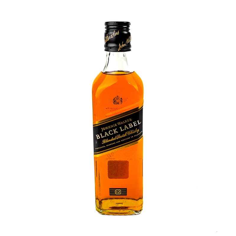 JOHNNIE WALKER BLACK LABEL BOTELLA 375 ML