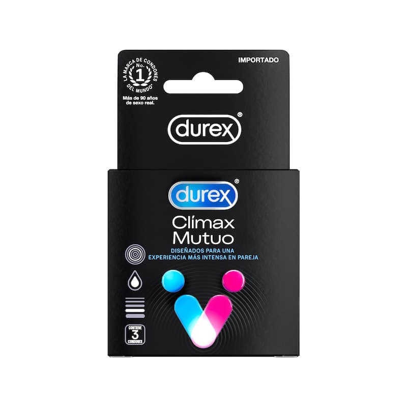 DUREX PRESERVATIVO CLIMAX MUTUO 3UD