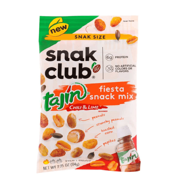 Snack Club Tajín Cacahuates Fiesta Mix