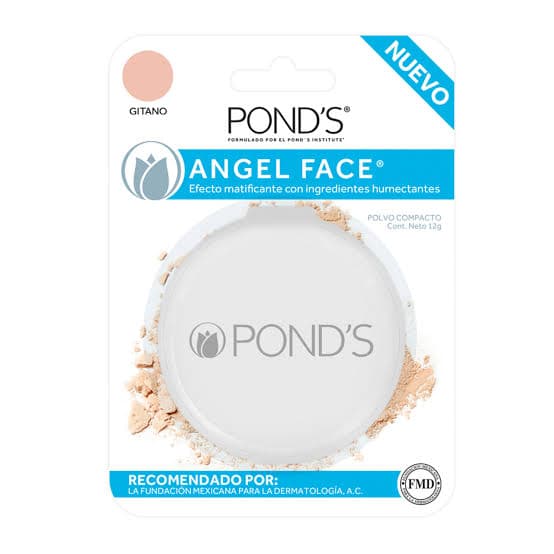 Pond's Maquillaje en Polvo Compacto Angel Face Gitano 12 grs