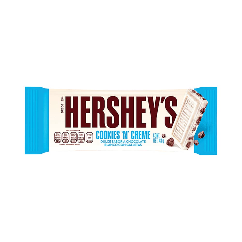 CHOCOLATE COOKIES N CREME HERSHEY 43GR
