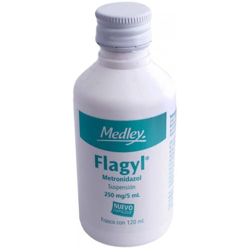 Flagyl Metronidazol Suspensión 250 mg 120 ml