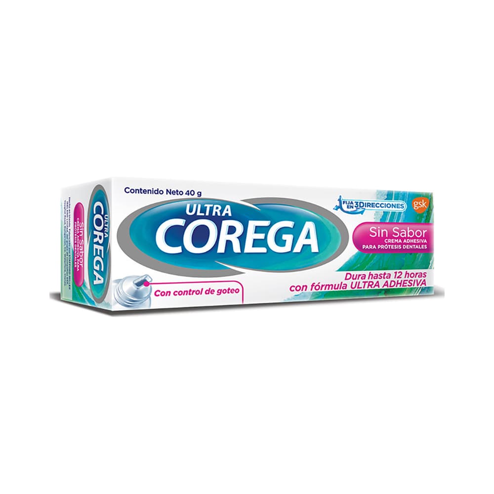 Corega Crema Adhesiva para Prótesis Dentales 40 grs
