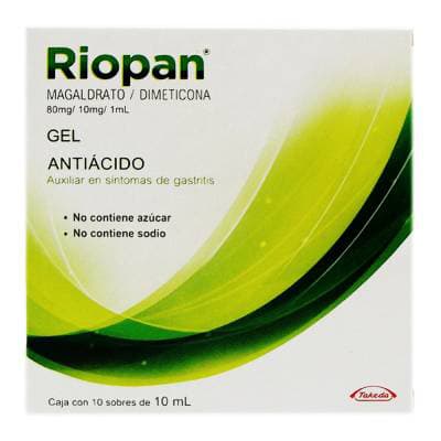 Riopan Gel Caja con 10 Sobres de 10 ml
