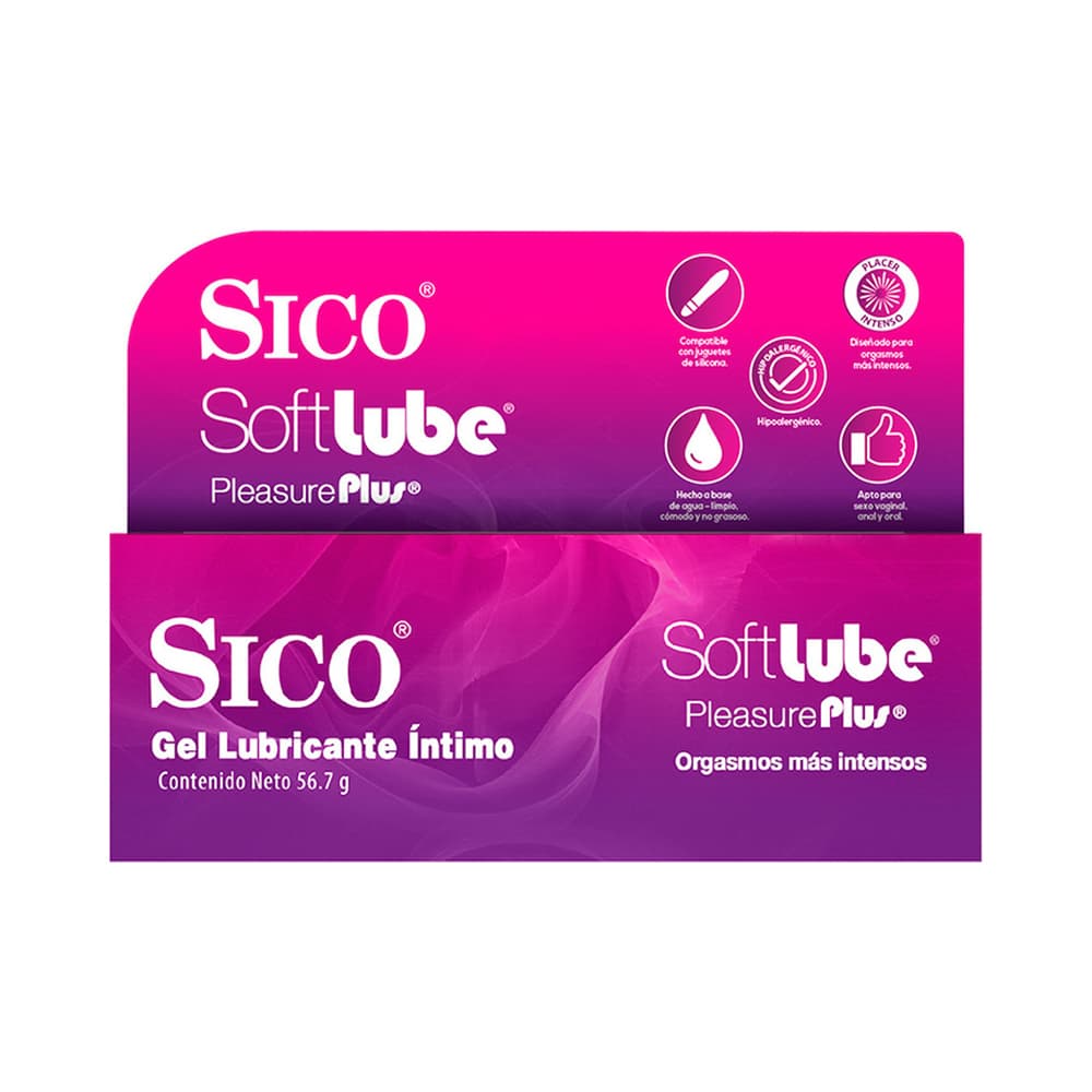 Sico Soft Lube Pleasure Plus Lubricante 56.7 grs 56.7
