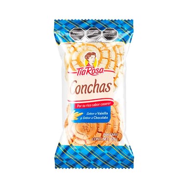 Tia Rosa Conchas 2 Piezas 120 grs