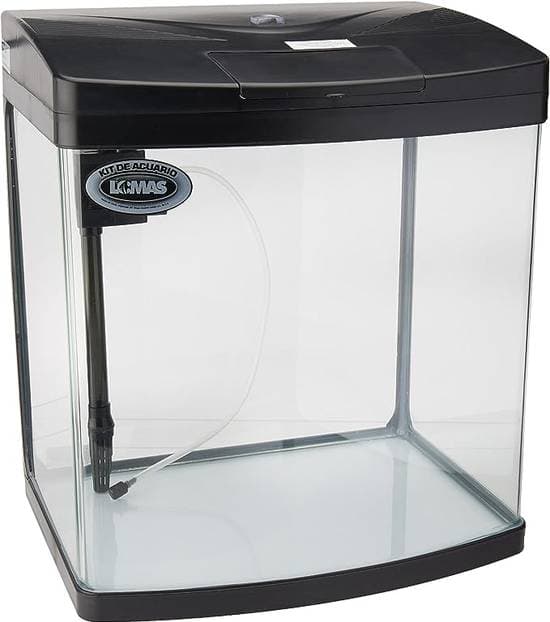 Lomas Kit Acuario Rectangular Negro Luz Led 36 l 1 Pieza