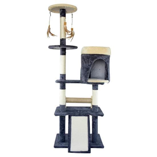 Mueble para Gato Rascadores y Casa 143 cm 1 Pieza