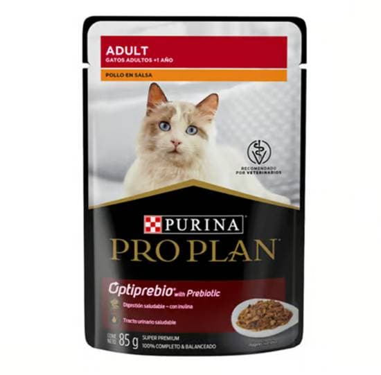 Purina Pro Plan para Gatos Adultos Optiprebio Pollo 85 grs