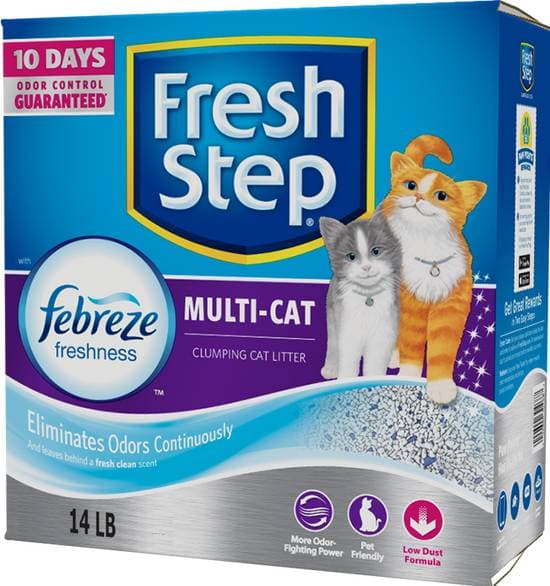 Fresh Step Arena Gato Libre Olores Odor Unsce 6.35 kg