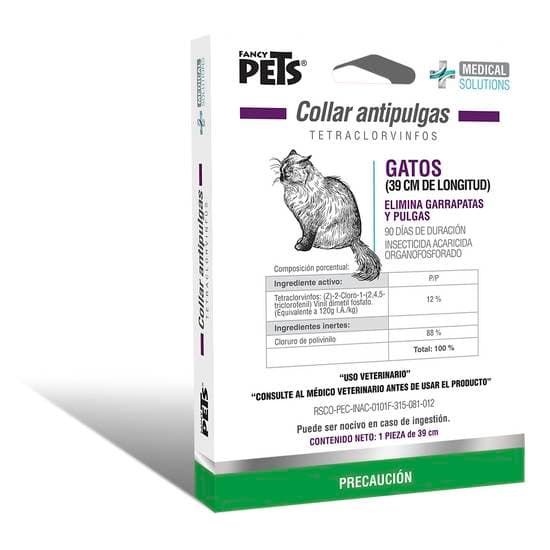 Fancy Pets Collar Antipulgas para Gato 39 cm 1 Pieza