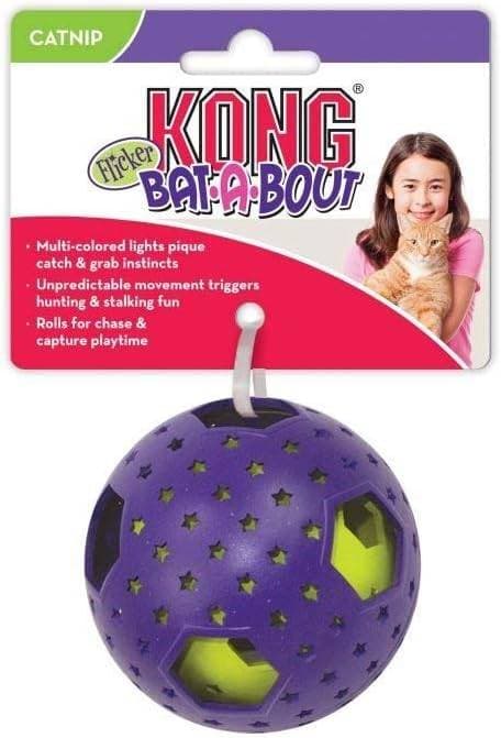 Kong Juguete Gato Pelota Luces 1 Pieza