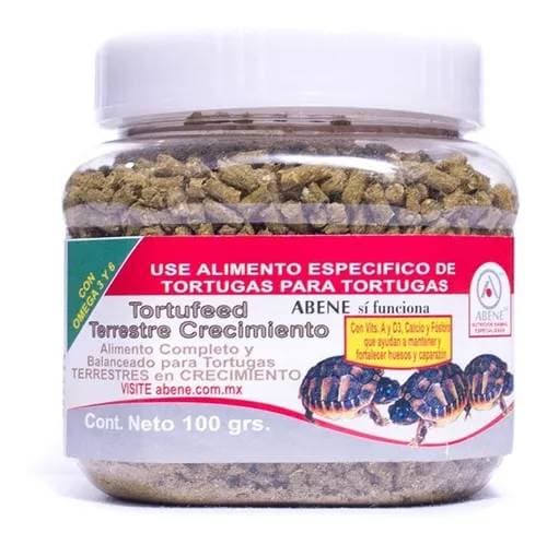 Tortugas Alimento Tortufeed Terrestre Crecimiento 100 Grs