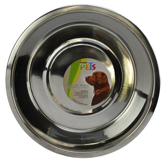 Plato De Acero C/Base Antiderrapante 96 Oz (2.7 Kg)