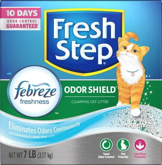 Fresh Step Arena Gato Odor Shield Febreze 3.17 kg