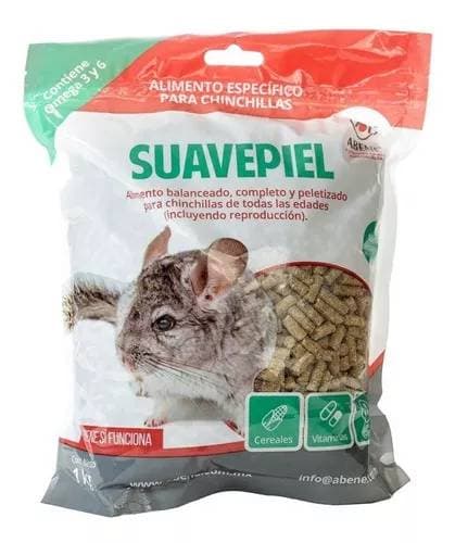 Abene Chinchillas Alimento Suavepiel 1 kg