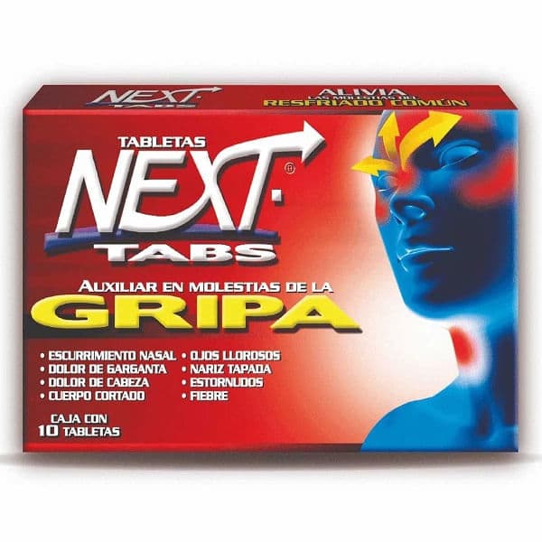 Next 500/25/5/4 Mg 10 tabletas