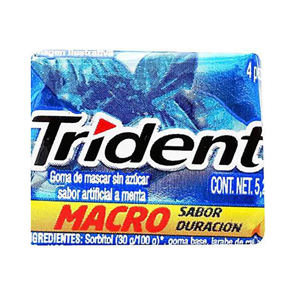 TRIDENT 4S MENTA 5.2 G 1PZA                  .