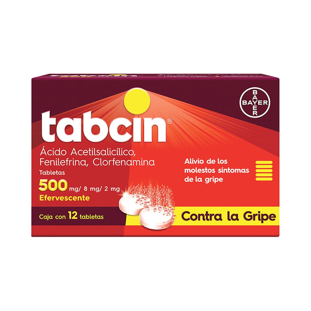 TABCIN EFEVERCENTES 500 MG 12 TAB