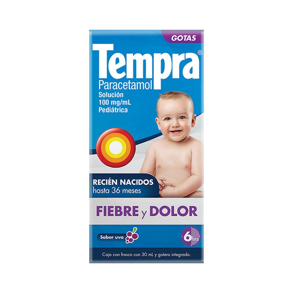 Tempra Gotas Uva Reckitt Benckiser 30 ml