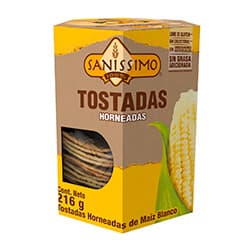 Sanissimo Tostadas De Maiz Horneadas Clasica 216 grs