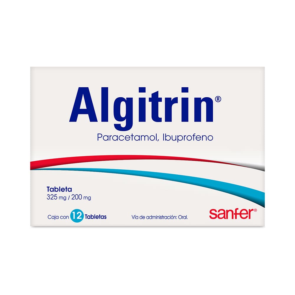 Sanfer Algitrin 525 mg 12 Tabletas