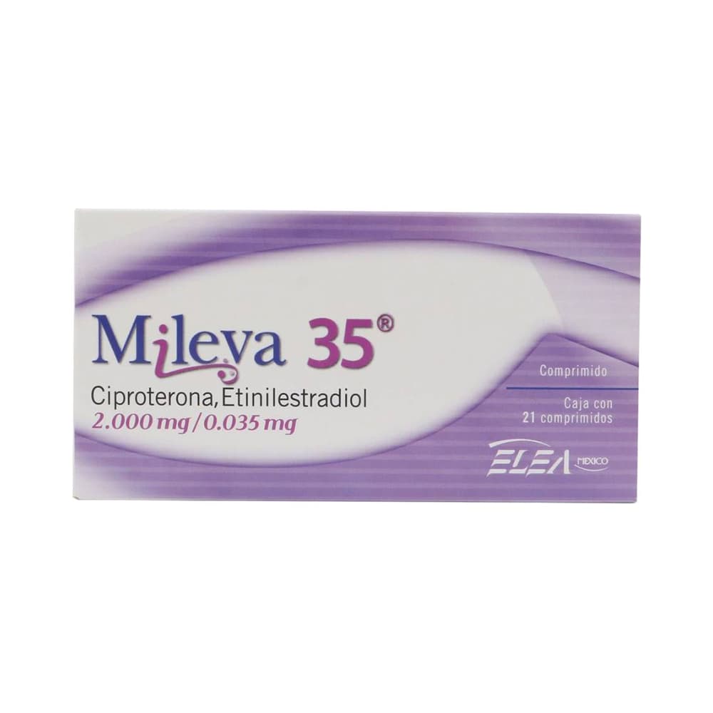 Mileva 35 2.000 mg/0.035 mg Anticonceptivo Oral 21 Comprimidos