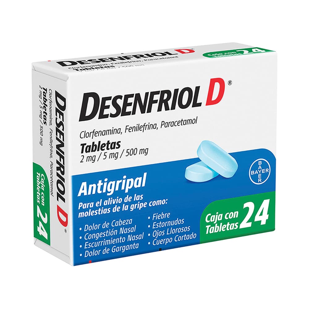 Bayer Desenfriol D 24 Tabletas