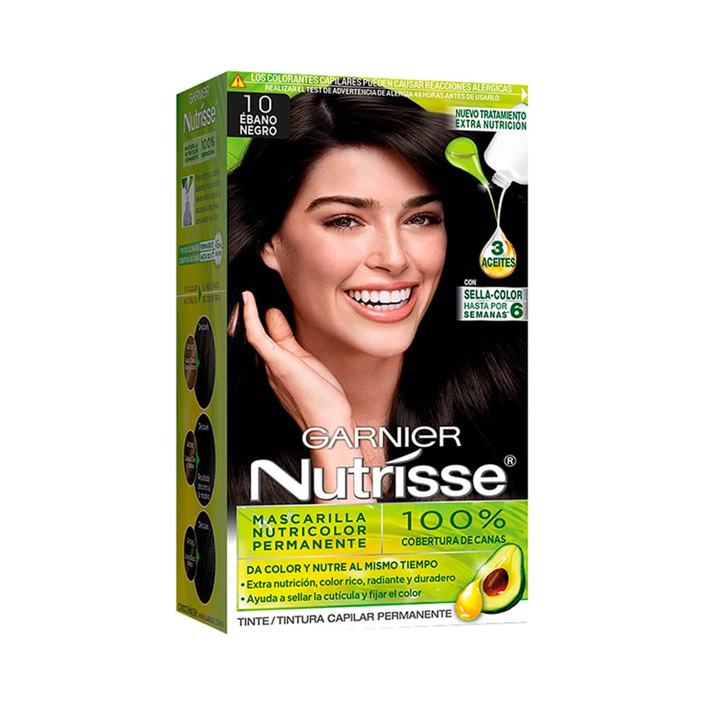 NUTRISSE TINTE 10 EBANO NEGRO 1 UN