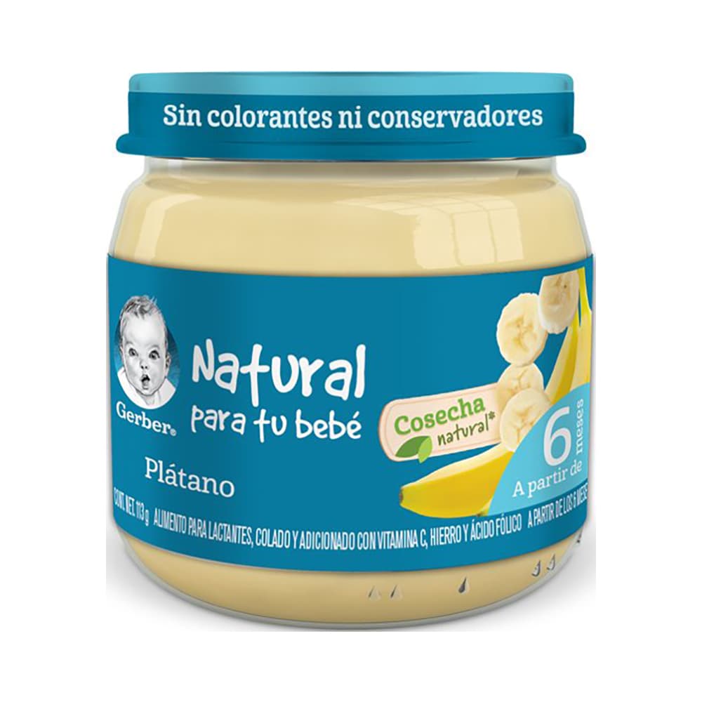 Gerber Papilla de Plátano Etapa 2 113 grs
