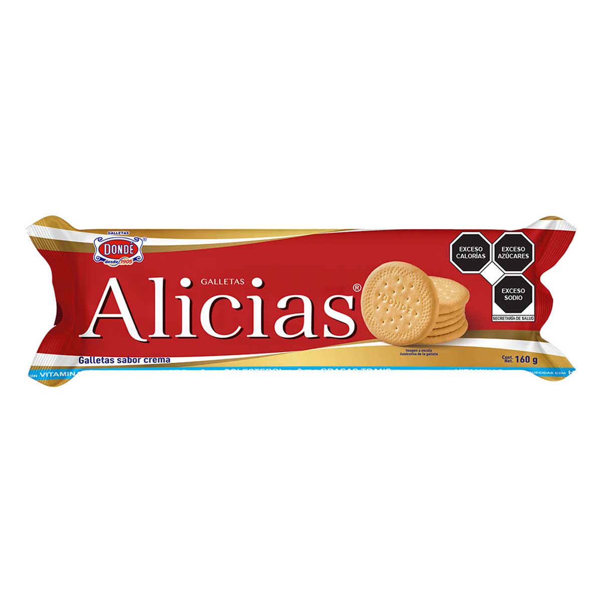 Galletas Donde Alicias 160 Gramos