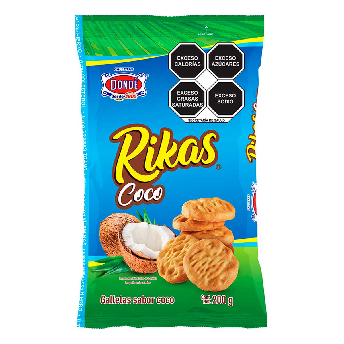 RICAS SABOR COCO DONDE 200 GR