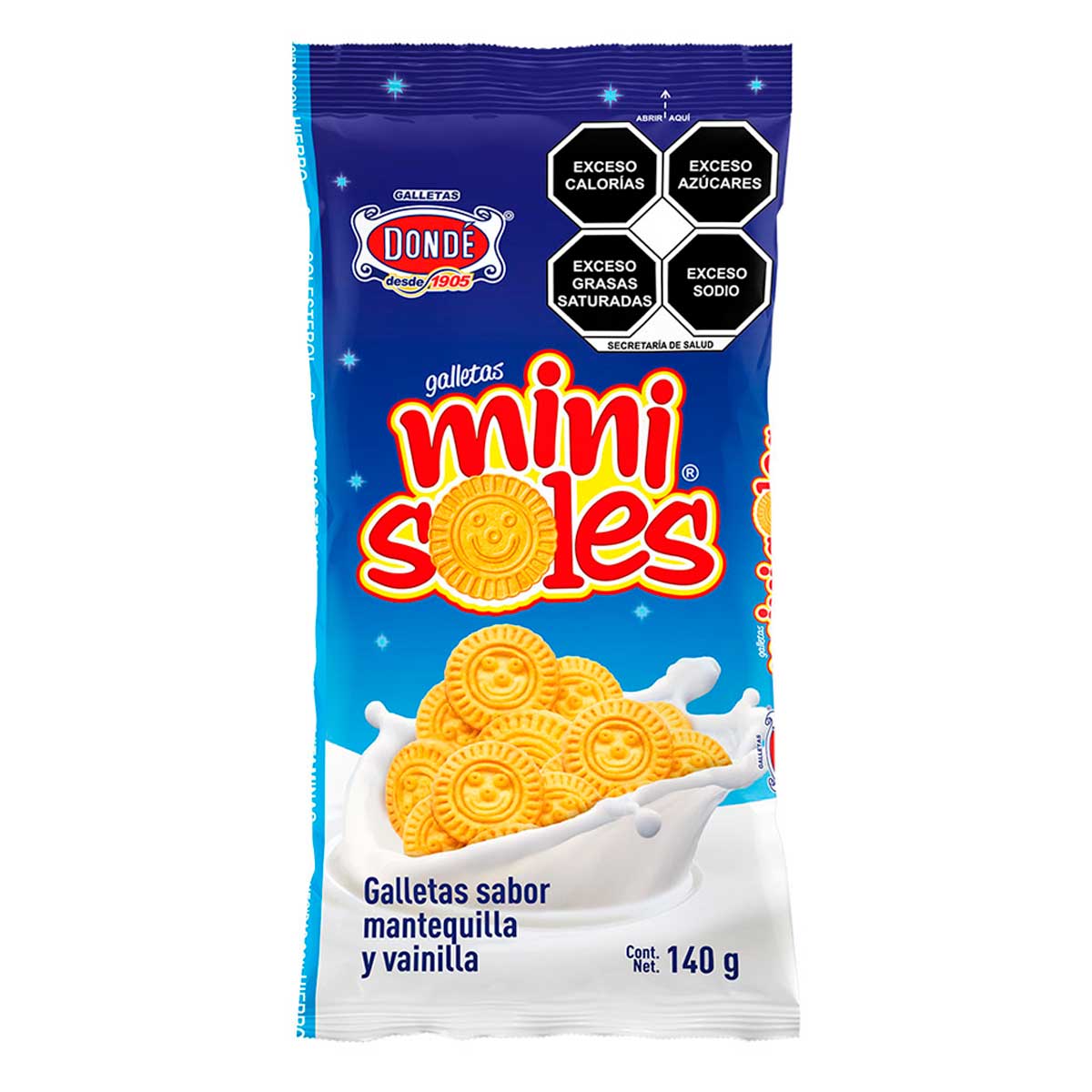 GALLETAS MINI SOLES 140 GRS