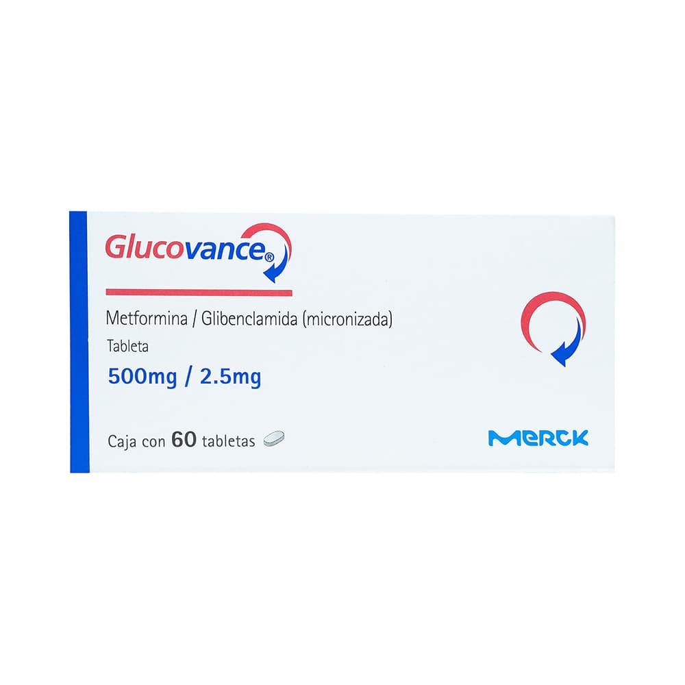 GLUCOVANCE 500 MG / 2.5 MG 60 TAB