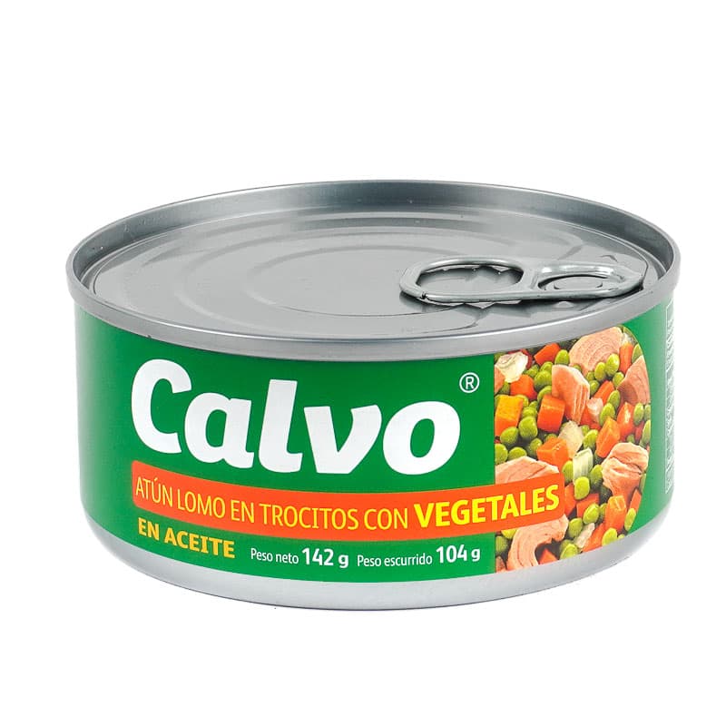 Atún Con Vegetales Calvo 142G