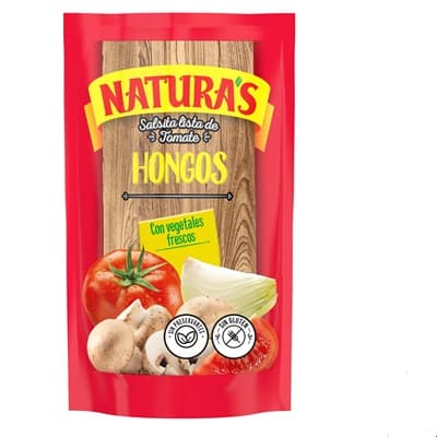 NATURAS SALSA TOMATE HONGOS DOY PACK 106 GR