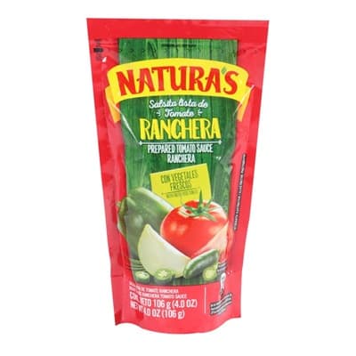 NATURAS SALSA TOMATE RANCHERA DOY PACK 106 GR
