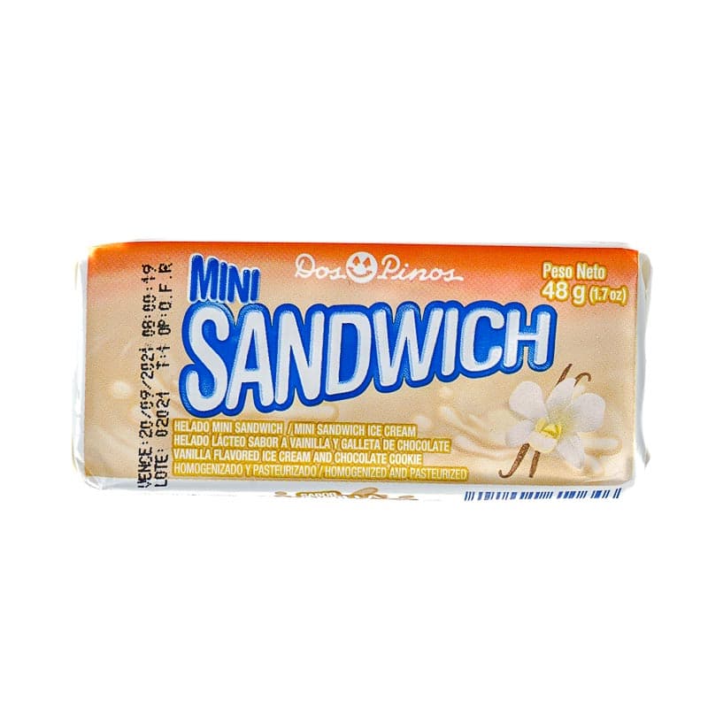 DOS PINOS HELADO MINI SANDWICH VAINILLA 48 GR