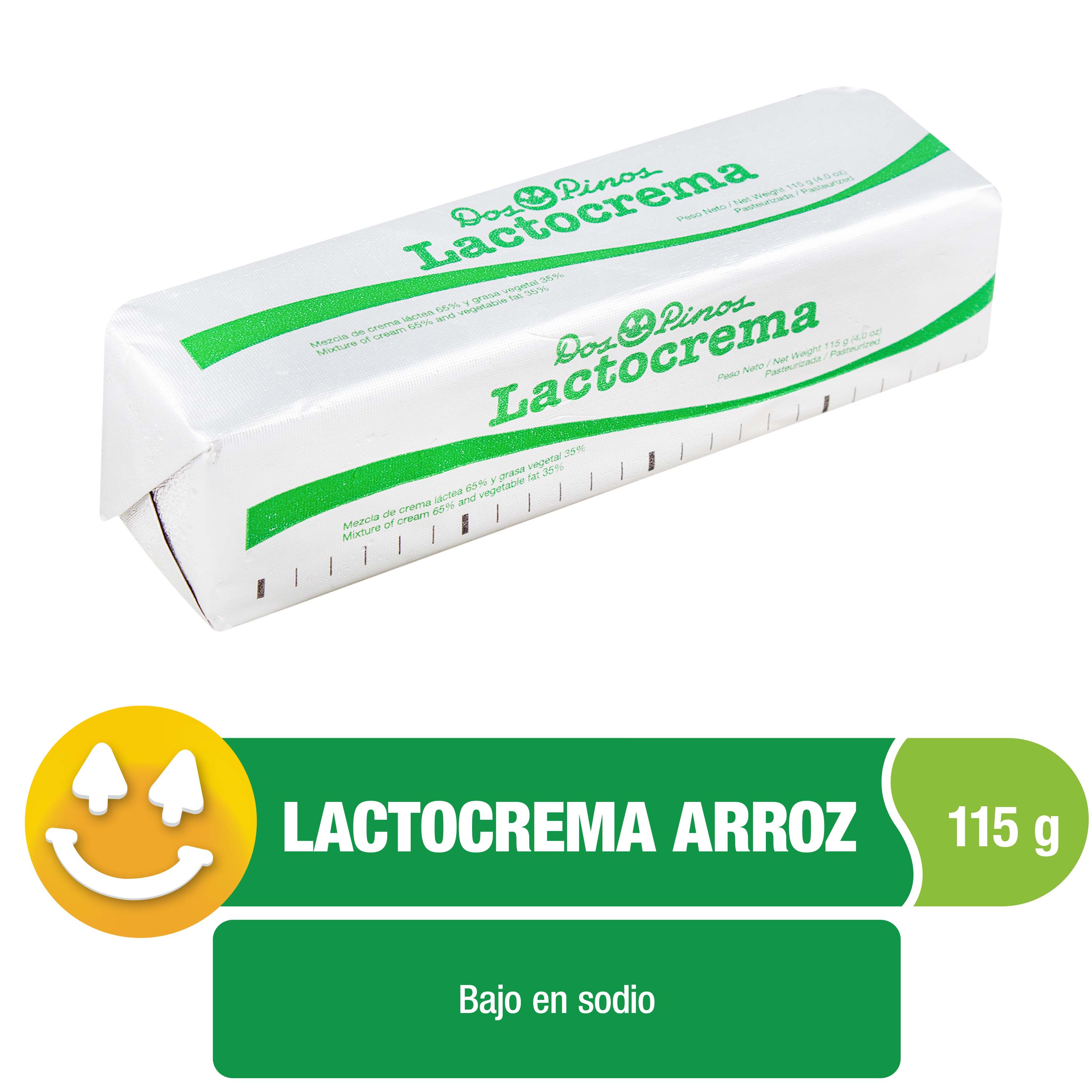 DOS PINOS LACTOCREMA BARRA 115 GR
