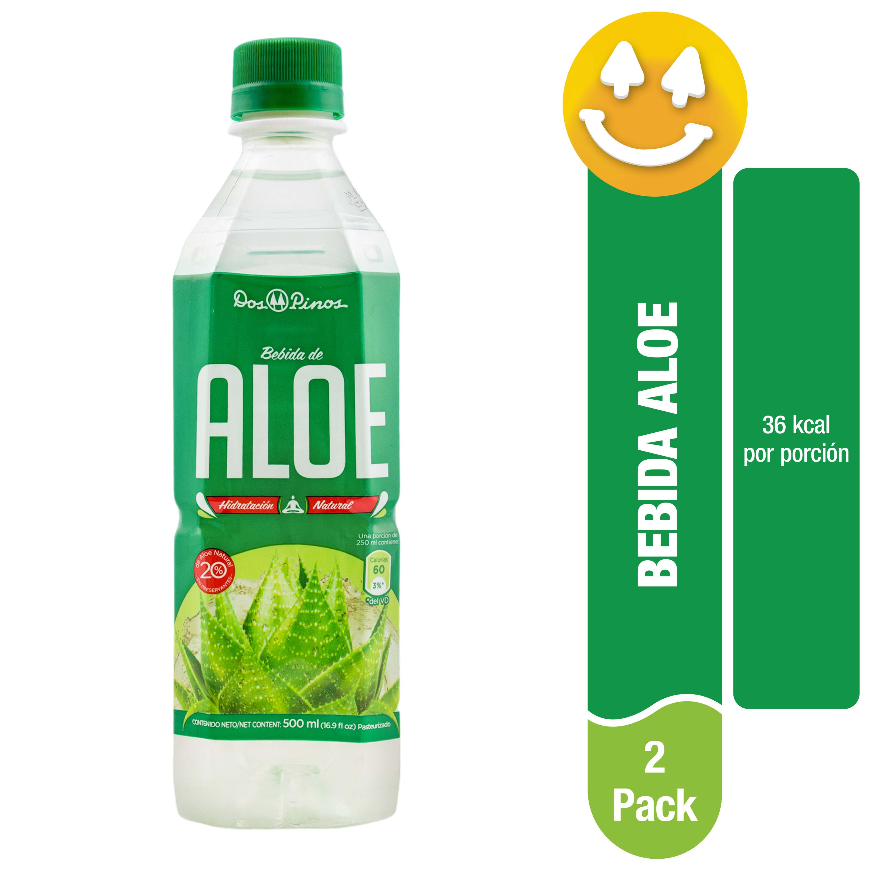 DOS PINOS BEBIDA ALOE 500 ML