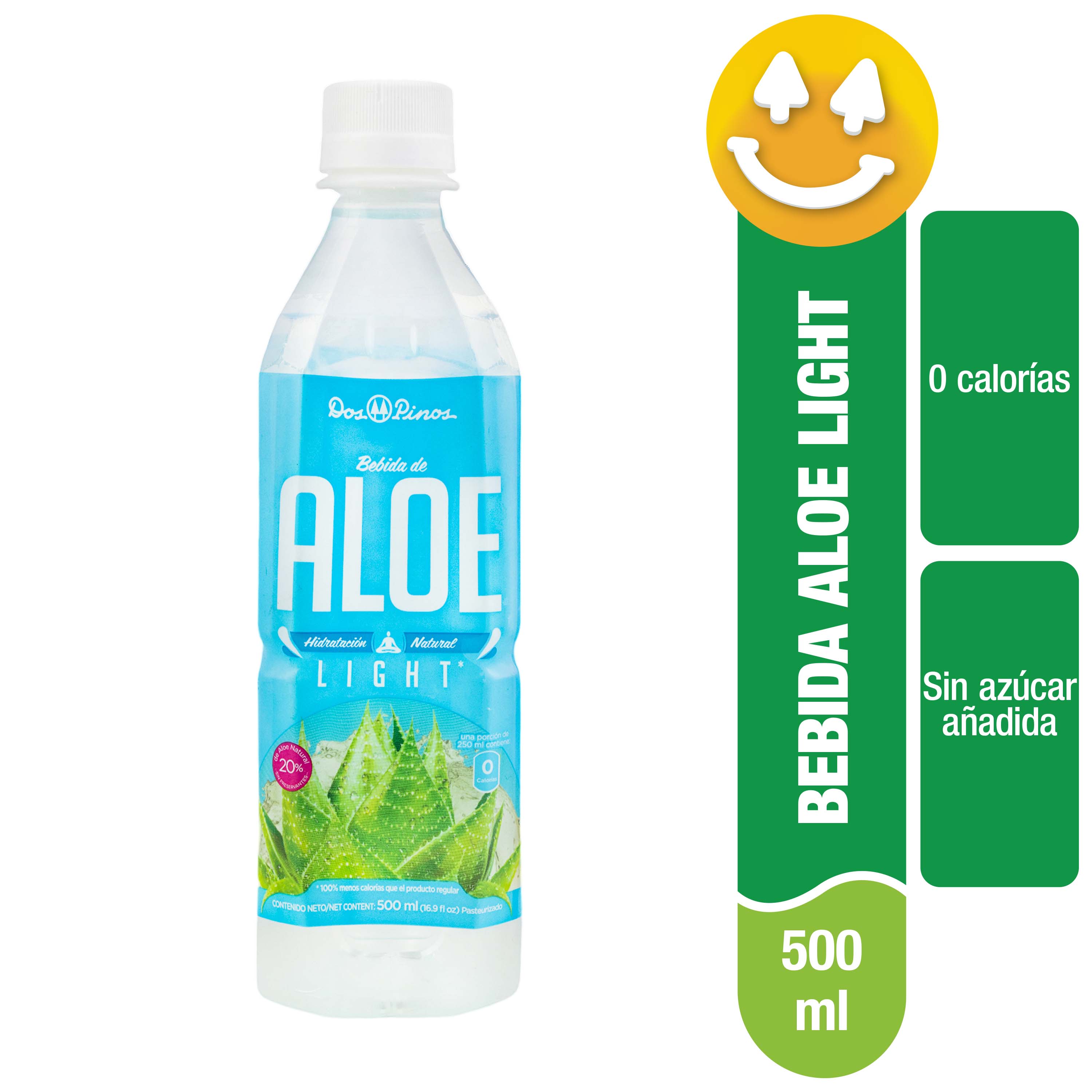 DOS PINOS BEBIDA ALOE LIGHT BOTELLA 500 ML