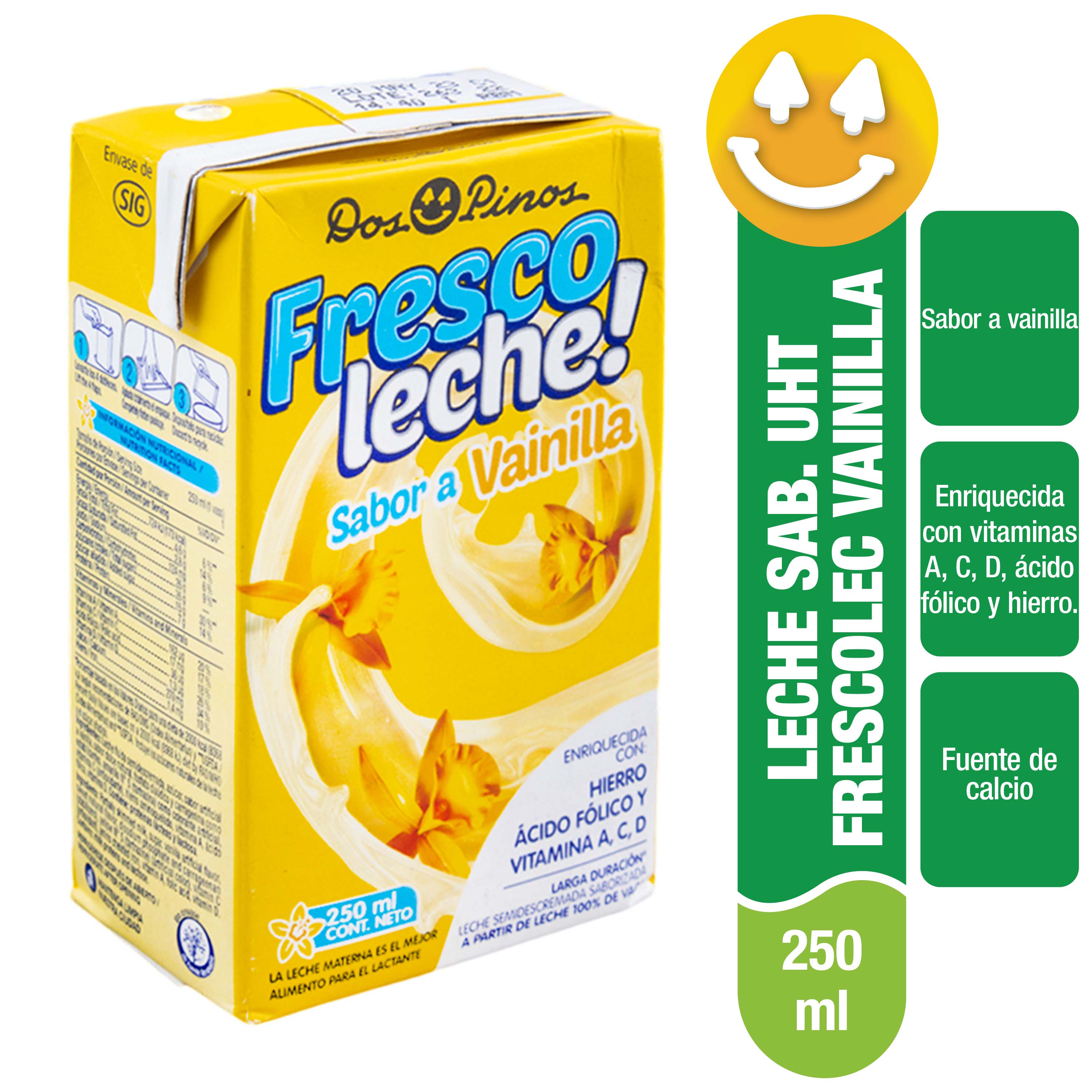 DOS PINOS FRESCOLECHE VAINILLA TETRA 236 ML