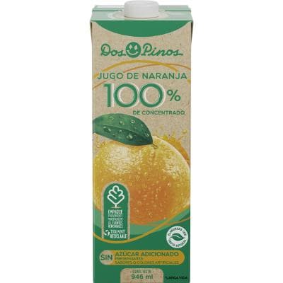 DOS PINOS JUGO NARANJA 100% UHT 946 ML