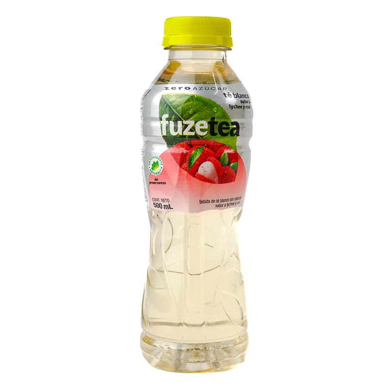 FUZE TEA LYCHEE ROSA ZERO BOTELLA 500 ML