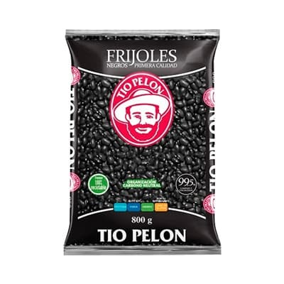 TIO PELON FRIJOL NEGRO BOLSA 800 GR