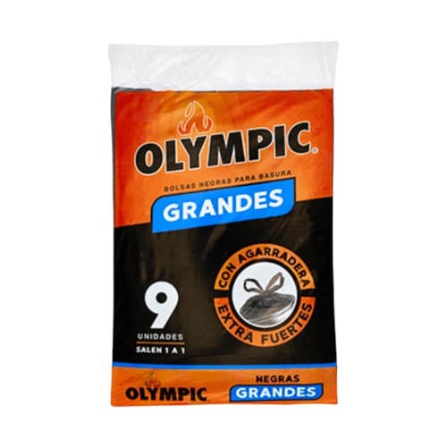 Olympic Bolsa Basura negra grande