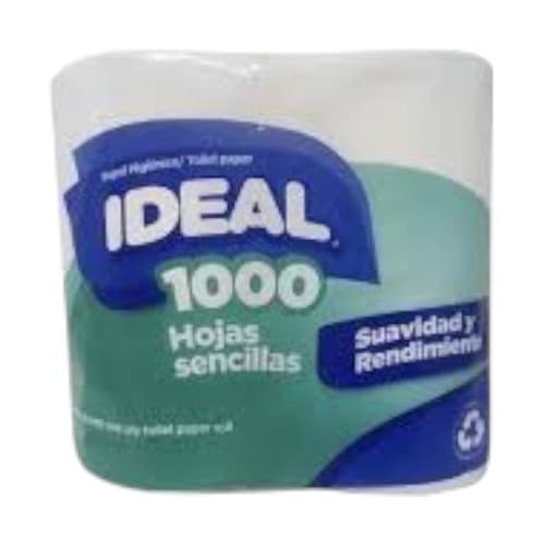Ideal Papel Hig 1500 Hojas 4 Rojos
