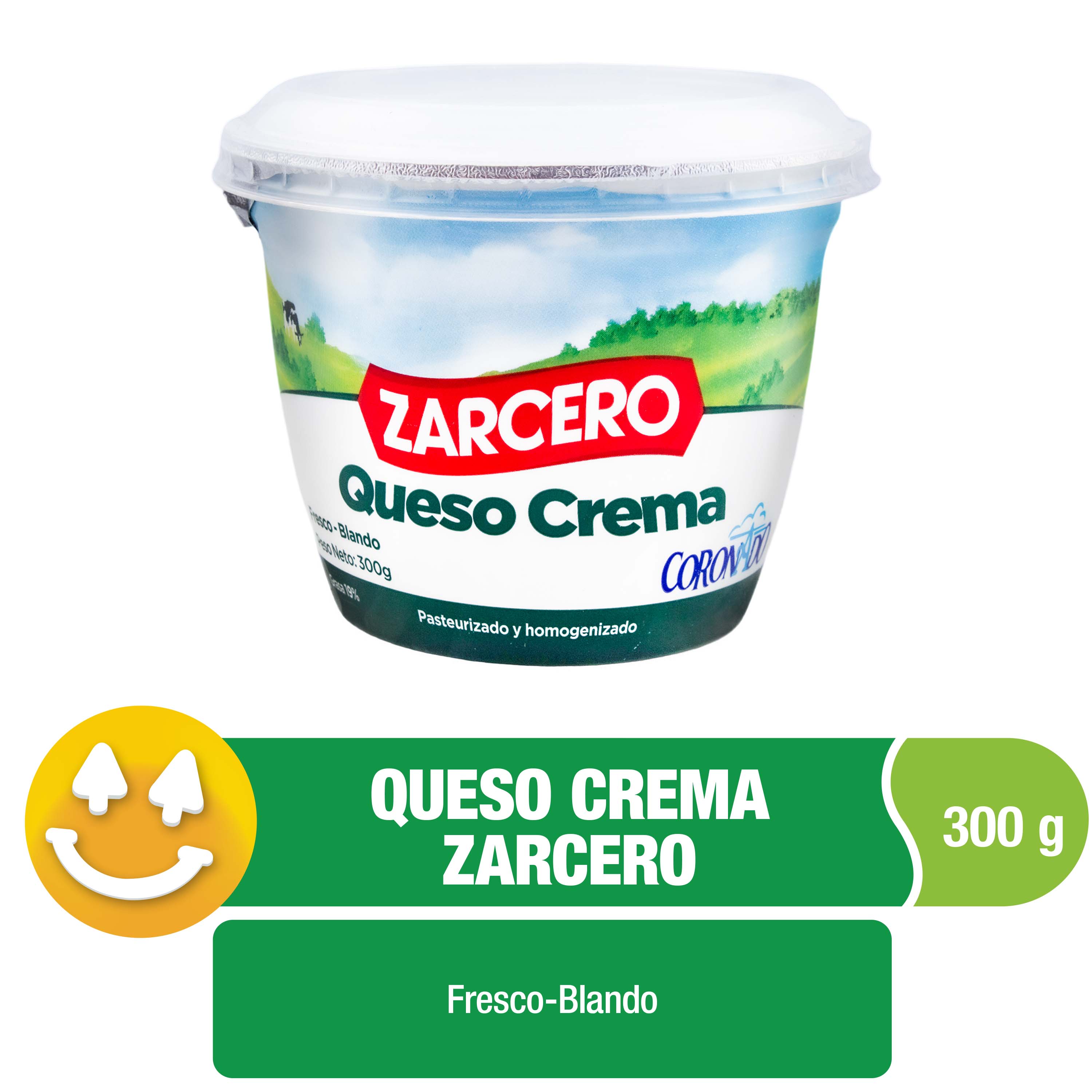 Queso Crema Dos Pinos Coronado Zarcero Fresco-Blando 300G